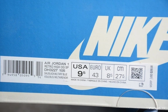 OG High Blue Travis x Military Scott DH3227-105 DH3227-105 Fragment SP Jordan Air 1 x 1231